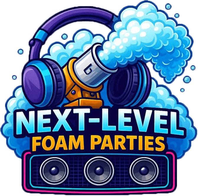 Next Level Foam Parties Logo Foam Parties